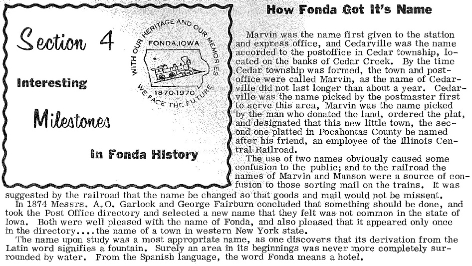 How Fonda Got Its Name