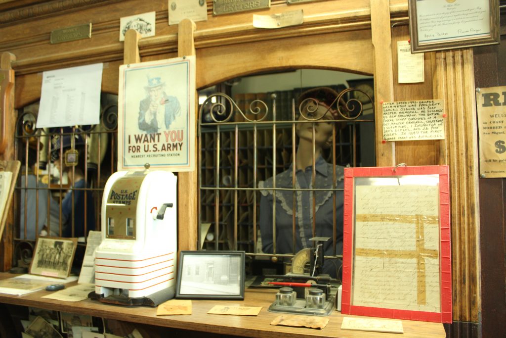 Post Office Display at Fonda Museum