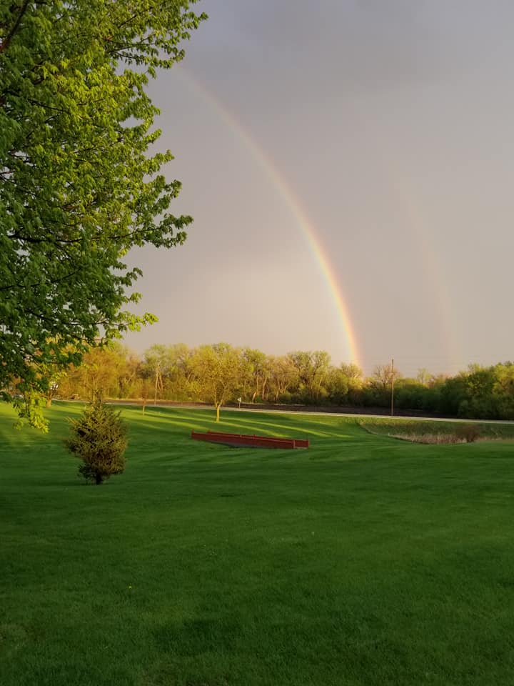 Rainbow over Fonda Golf Course